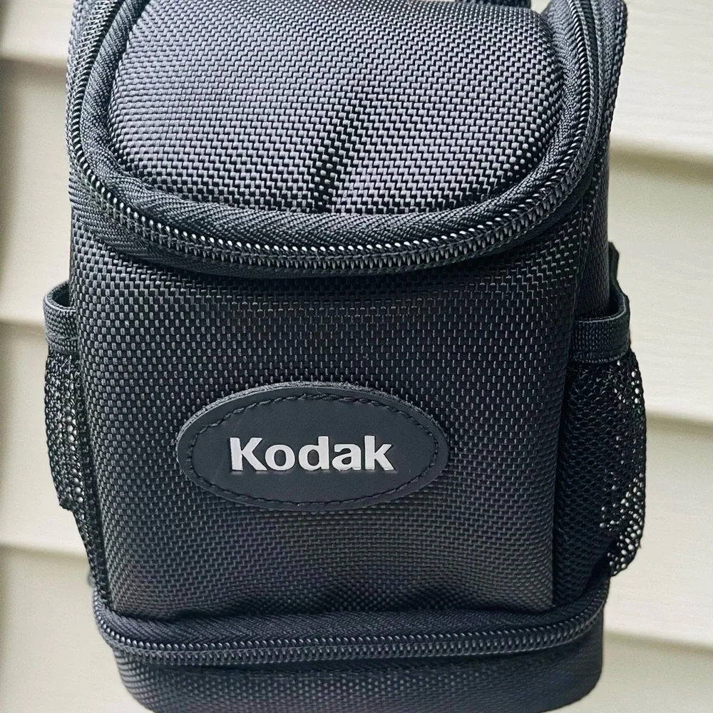 KODAK Camera Case Padded Black Zippered Pouch Bag Belt Loop 6